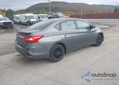 2018 Nissan Sentra S z USA, uszkodzony, nr VIN 3N1AB7AP0JY342173